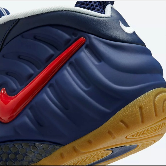Nike Air Foamposite Pro USA Blue Void Red CJ0325 - Picture 7 of 9